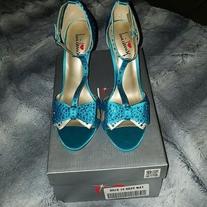 Luiching Teal Piper Zoe Shoe